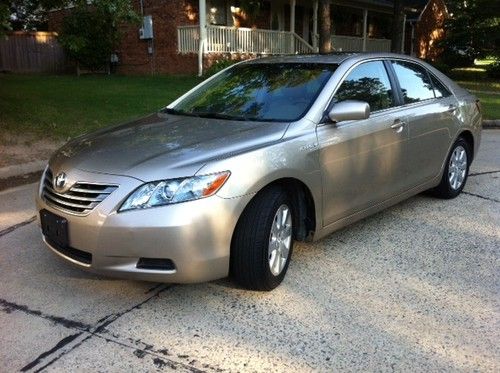 2007 toyota camry hybrid gold sunroof bluetooth heated seats leather auxiliary