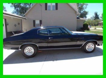 1971 chevy malibu chevelle 350 automatic black