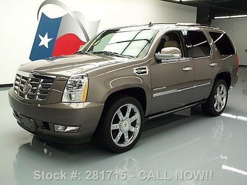 2011 cadillac escalade hybrid awd sunroof nav dvd 22's! texas direct auto