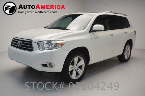 46k low miles highlander limited leather suv navigation clean 1 one owner