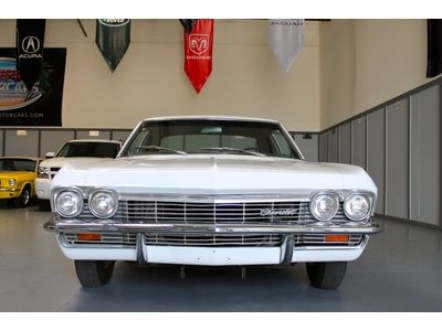 1965 Chevy Bel Air White V8 Restored 454 Engine Classic Muscle Car, image 2