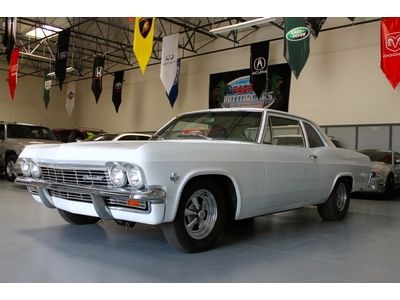 1965 Chevy Bel Air White V8 Restored 454 Engine Classic Muscle Car, image 3