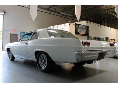 1965 Chevy Bel Air White V8 Restored 454 Engine Classic Muscle Car, image 4