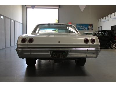 1965 Chevy Bel Air White V8 Restored 454 Engine Classic Muscle Car, image 5