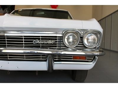 1965 Chevy Bel Air White V8 Restored 454 Engine Classic Muscle Car, image 32