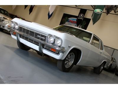 1965 Chevy Bel Air White V8 Restored 454 Engine Classic Muscle Car, image 33