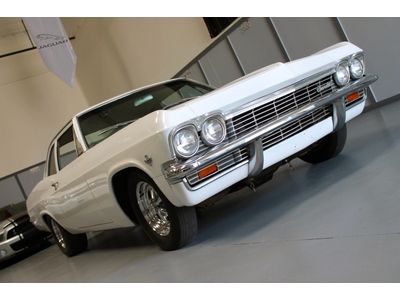 1965 Chevy Bel Air White V8 Restored 454 Engine Classic Muscle Car, image 34