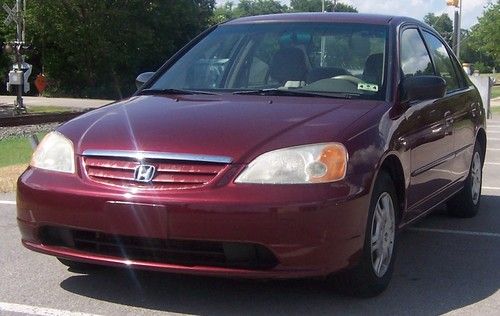 2002 honda civic lx - runs and drives perfect - no reserve