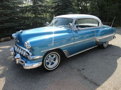 Rare factory power steering and brakes 1954 Chevy Bel Air 2 door hardtop, image 2