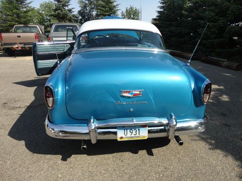 Rare factory power steering and brakes 1954 Chevy Bel Air 2 door hardtop, image 19