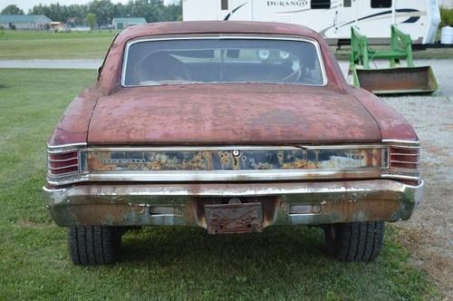 1967 chevelle ss396 4 speed manual with rare bucket seats