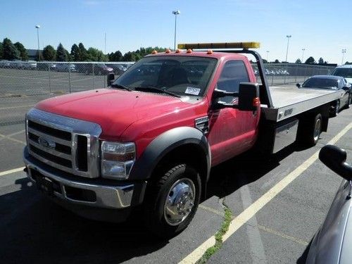2008 ford f550  rollback tow truck with wheel lift