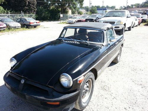 1980 mg mgb roadster 1.8l b-series 4 spd manual - no reserve