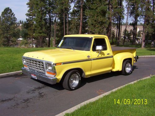 1978 ford f100 short box sstepside factory big block