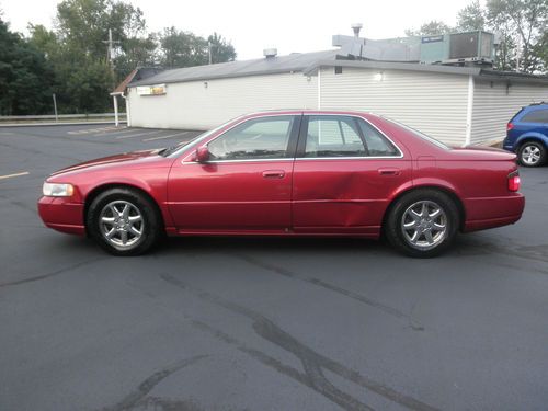 2000 Cadillac Seville STS Low Miles NO RESERVE!!! CHROME WHEELS! SLS Deville, image 2