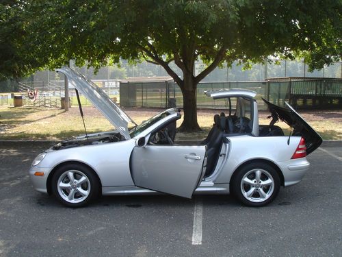 GREAT 2002 MERCEDES BENZ SLK 320 BRILLIANT SILVER/EBONY 13,400MI AWESOME VERT!!!, image 3