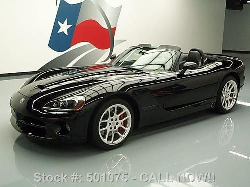 2003 dodge viper srt-10 roadster triple black only 11k texas direct auto