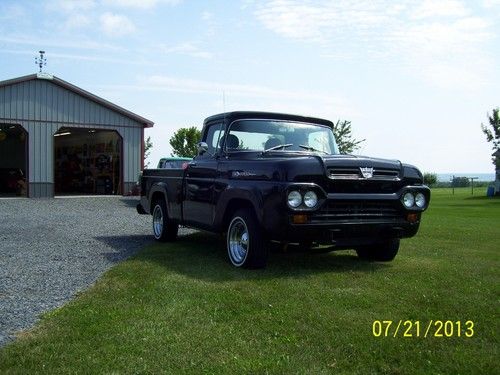 1960 ford f100 short box  /  v-8  /  3 speed stick