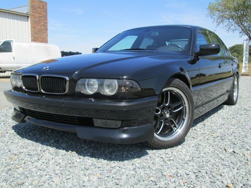 One of a kind 2000 bmw 740i sport,  m5 differential , blk on blk