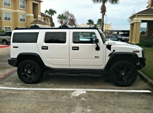 H2 2004 hummer h2 4x4 adventure luxury roof nav 3" lift bose leather