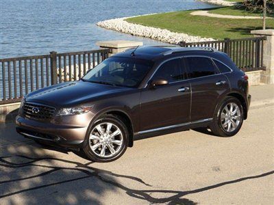 2006 infiniti fx45 awd grayish brown sport &amp; tech pkg navi key-go xenon's loaded