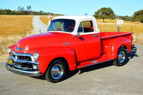 1954 chevrolet 3100 half ton pickup - inline 235 six &amp; heavy duty 3 speed tranny