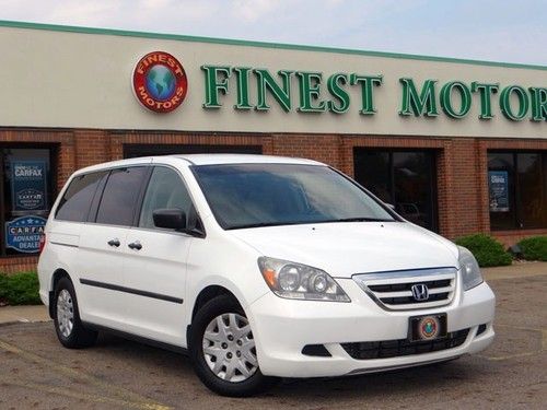 2007(07) honda odyssey lx 3rd row sliding doors one owner clean save huge!!!