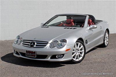 1-owner 2007 mercedes sl550 roadster sl 500 55 65 slk 350 280 warranty clk nice!