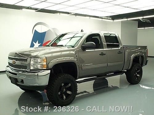 2013 chevy silverado lt crew cab 4x4 lifted 6-pass 16k texas direct auto