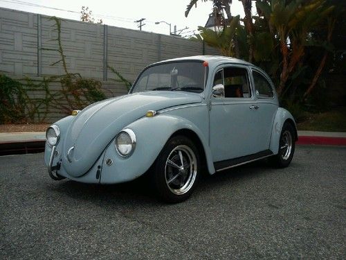 1967 vw bug-original german parts-california black plate classic-1776cc fwy fly