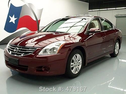 2010 nissan altima 2.5 sl sedan sunroof htd leather 37k texas direct auto