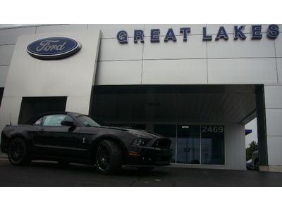 821a GT 500 14 super charged 5.8L svt black convertible recaro racing track pack, image 6