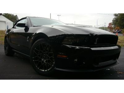 821a GT 500 14 super charged 5.8L svt black convertible recaro racing track pack, image 8