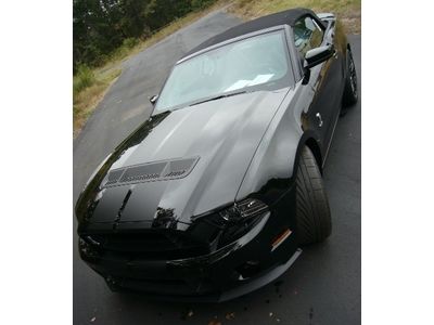 821a GT 500 14 super charged 5.8L svt black convertible recaro racing track pack, image 14