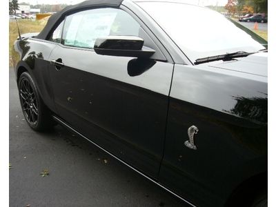 821a GT 500 14 super charged 5.8L svt black convertible recaro racing track pack, image 30