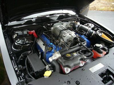 821a GT 500 14 super charged 5.8L svt black convertible recaro racing track pack, image 57