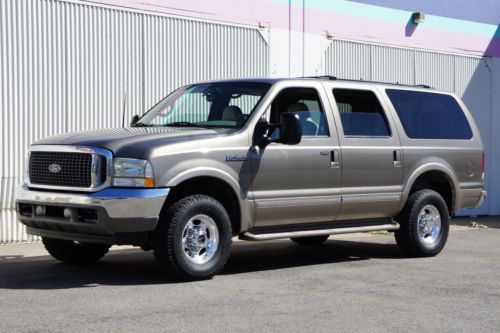 Excursion limited leather 7.3l powerstroke diesel 4x4 ~ clean