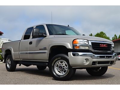 2006 gmc sierra 2500hd extended cab 4x4 sle duramax diesel lbz allison very nice