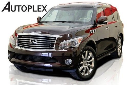 Infiniti qx56! theater pkg! navigation! rear dvd! sunroof! 7-passenger!