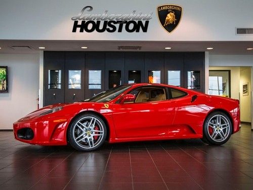 2005 ferrari f1 f430 coupe 6-speed red calipers leather 12k miles
