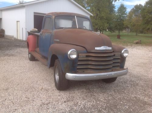 1947 chevy one ton 9 ft. bed pick up truck