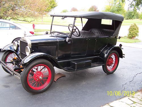 1927 ford model t touring car with auxillary trans and rocky mtn brakes
