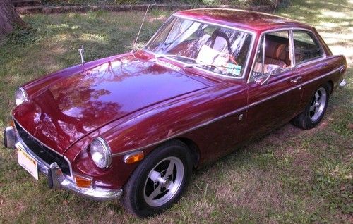 1971 mg bgt fastback, rust free california car, rebuitl engine, suspension mods