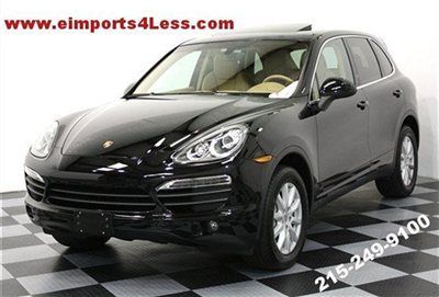 Cayenne s v8 awd 2011 new style navigation black/tan clean carfax powerful v8