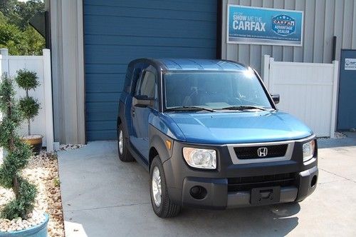 One owner 2006 honda element ex fwd warranty 5 speed manual 25 mpg suv alloy cd