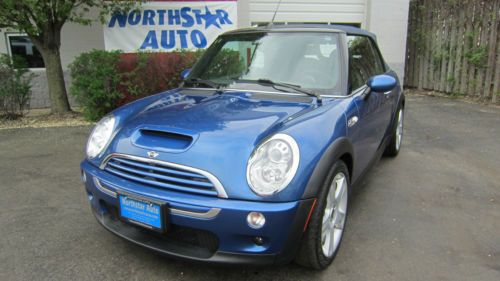 07 cooper s convertible supercharged cold/prem pckg  lthr 6-spd like new!