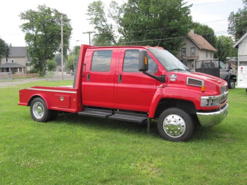 2005 chevrolet kodiak c4500 crew cab w/ hauler type bed duramax diesel only 68k