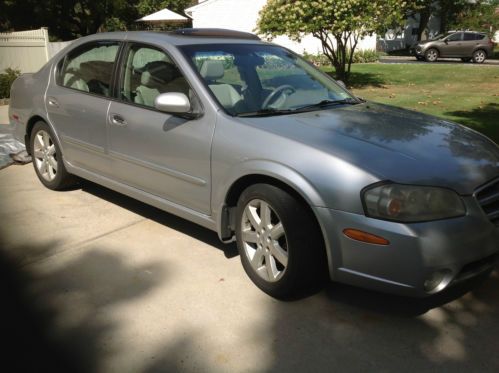 2003 nissan maxima gle 3.5l silver, 1 owner, all options 111,400 mi