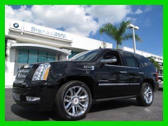 12 black raven platinum edition 7-passenger 6.2l v8 awd suv *navigation *camera