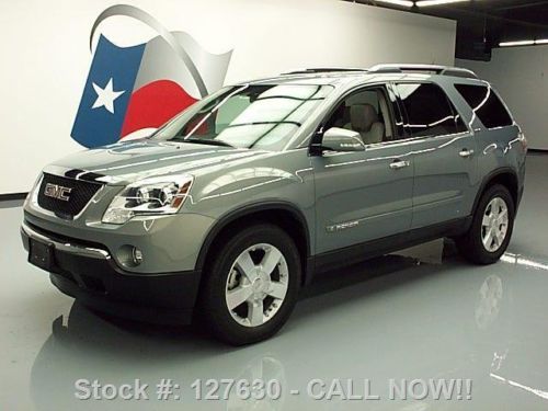 2008 gmc acadia slt 7-pass leather sunroof dvd hud 64k texas direct auto